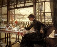 Tissot, James - Room Overlooking the Harbour